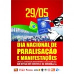29 de Maio – Dia Nacional de Manifestações e Paralisações