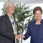 Dilma conversa sobre crise econômica com diretora-gerente do FMI