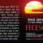 FECESC estará em recesso de 21 de dezembro de 2012 a 1º de janeiro de 2013