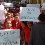 Trabalhadores do Supermercado Imperatriz em greve por melhores salários