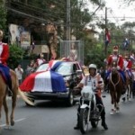 ‘Golpista’, gritam manifestantes contra novo presidente paraguaio