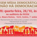 Debate sobre a Democratização da Comunicação em Santa Catarina