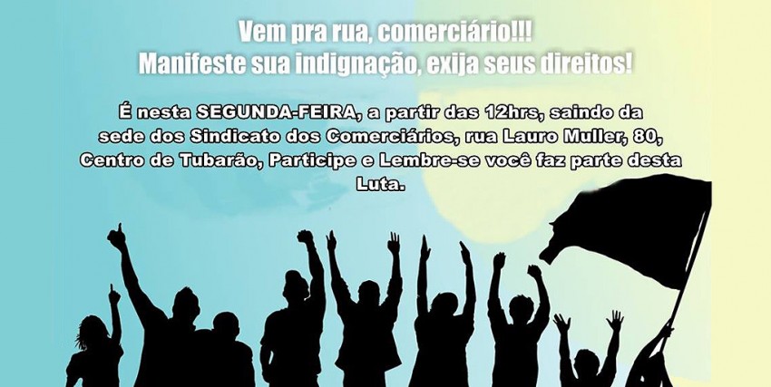 Manifesto Tubarão 30 de novembro