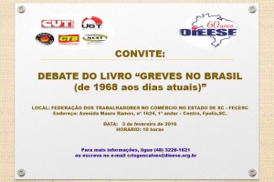 Livro “Greves no Brasil (de 1968 aos dias atuais)” em debate