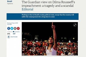 Diferente da mídia brasileira, imprensa internacional condena o golpe