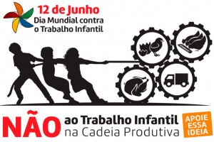 12 de junho é o dia Mundial contra o Trabalho Infantil