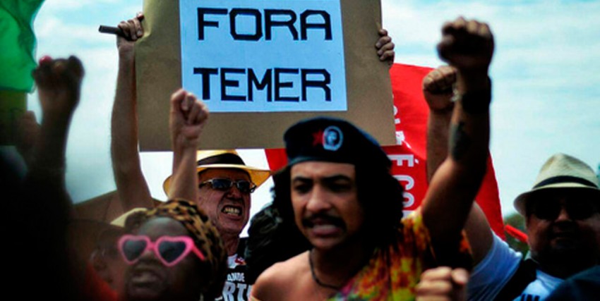 FORA TEMER GOLPISTAS