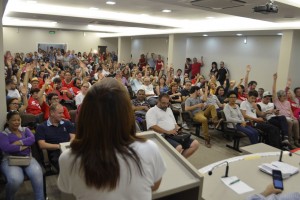 Reunião FECESC sobre greve geral