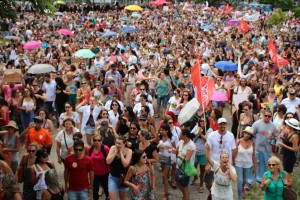 Em Florianópolis, prefeito do PMDB quer prender grevistas