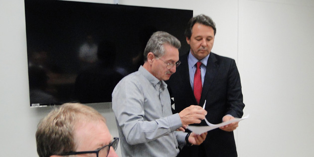 Entrega da pauta 6 novembro 2017