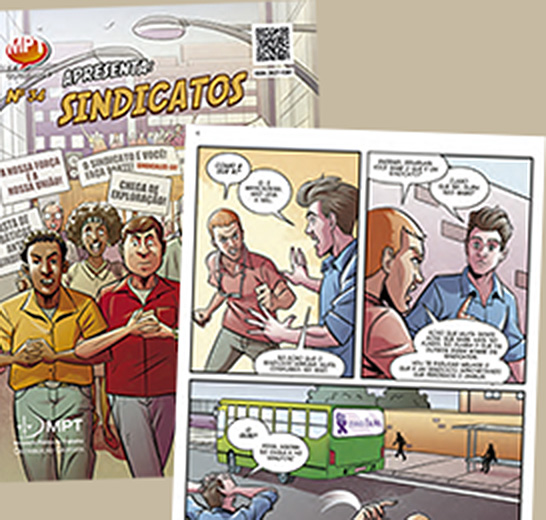 MPT lança revista em quadrinhos sobre sindicatos – Acesse a publicação