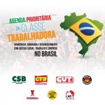 Centrais sindicais lançam agenda prioritária para o Brasil no dia 06/06