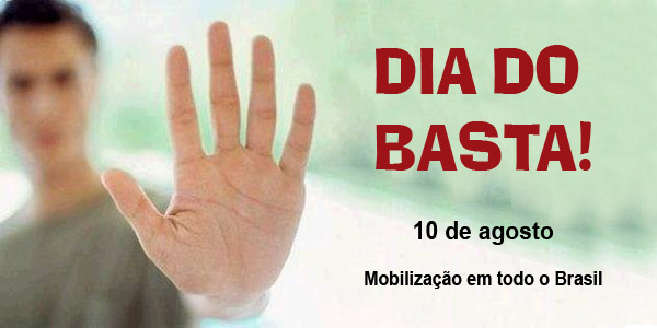 Basta de desemprego: 10 de agosto é dia de mobilização em todo o Brasil