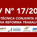 Entidades representativas de classes emitem nota técnica conjunta sobre a nova reforma trabalhista
