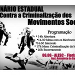 Seminário Estadual Contra a Criminalização dos Movimentos Sociais