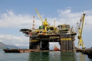 Plataforma P56 foi batiza hoje em Angra