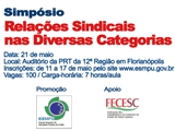 Simpósio sobre Relações Sindicais nas Diversas Categorias