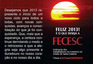 FECESC estará em recesso de 21 de dezembro de 2012 a 1º de janeiro de 2013
