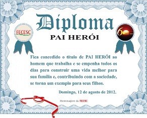 Feliz dia dos pais!!!