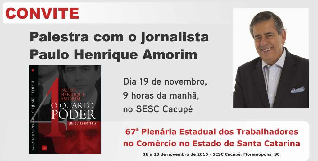 Palestra de Paulo Henrique Amorim em Florianópolis