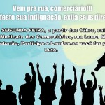 Sindicato dos Comerciários de Tubarão organiza manifestação por negociações sérias