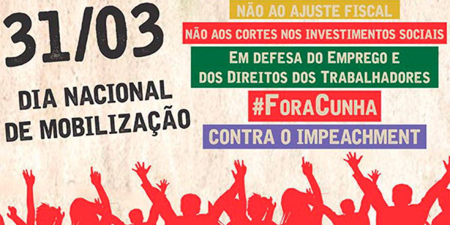 DIA NACIONAL DE MOBILIZAÇÃO – 31 DE MARÇO