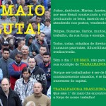 1º de MAIO é de LUTA!