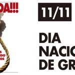 11/11 – DIA NACIONAL DE GREVE – Participe!