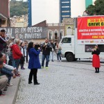 Ato cultural chama a população de Florianópolis para a Greve Geral do dia 30 de junho