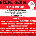 GREVE GERAL – 30 de junho – Nenhum Direito a Menos!