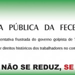 NOTA PÚBLICA – O decreto frustrado de Temer e dos supermercadistas