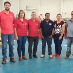 Diretores da FECESC levam solidariedade aos acampados em Faxinal dos Guedes