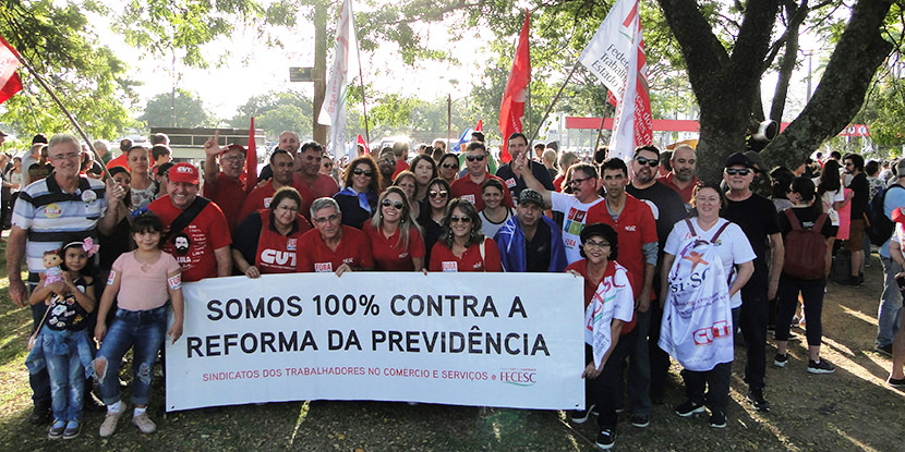 14 de junho: Santa Catarina se uniu contra a Reforma da Previdência