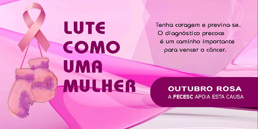 Campanha de prevenção ao câncer de mama e de útero