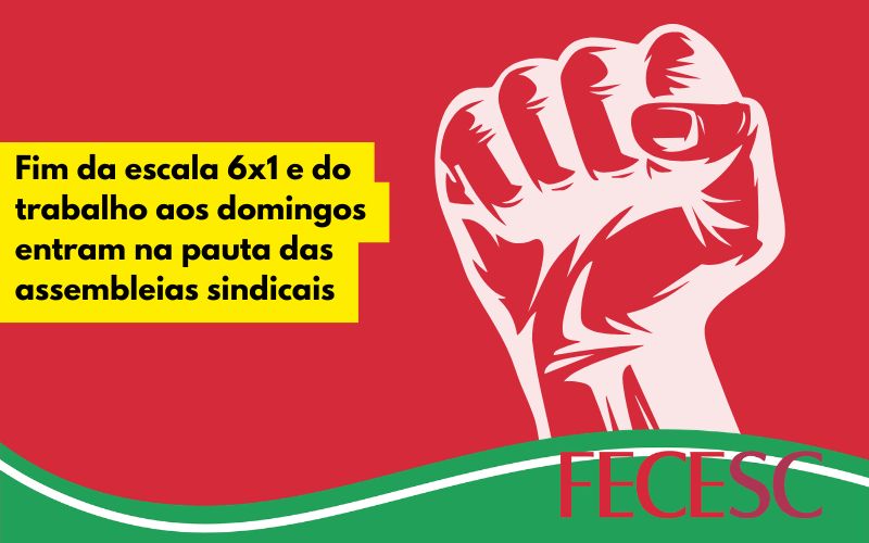 Fim da escala 6×1 e trabalho aos domingos entram na pauta das assembleias sindicais