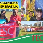 FECESC presente na Marcha da Classe Trabalhadora em Brasília