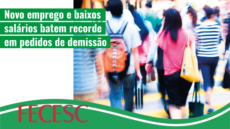 Novo emprego e baixos salários fazem país bater recorde de pedidos de demissões