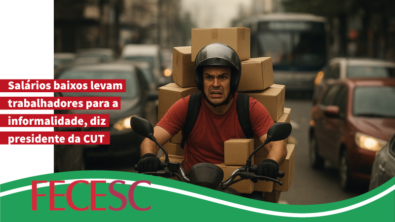 Salários baixos levam trabalhadores para a informalidade, diz presidente da CUT
