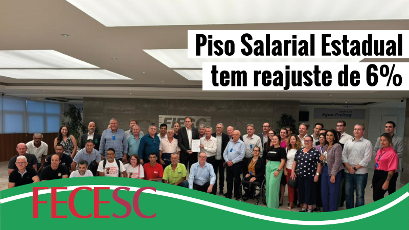 Piso Salarial Estadual tem reajuste de 6%