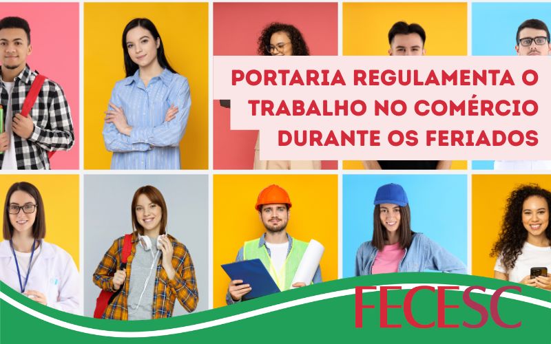 Portaria regulamenta o trabalho no comércio durante os feriados