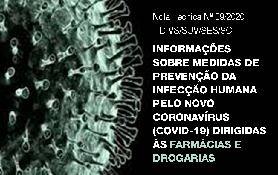 Vigilância Sanitária expede orientações para farmácias e drogarias