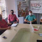 Deputado Adrianinho visitou FECESC e Sindicatos da categoria em Florianópolis
