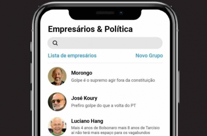 Empresários bolsonaristas defendem golpe, uma ameaça à democracia e aos direitos